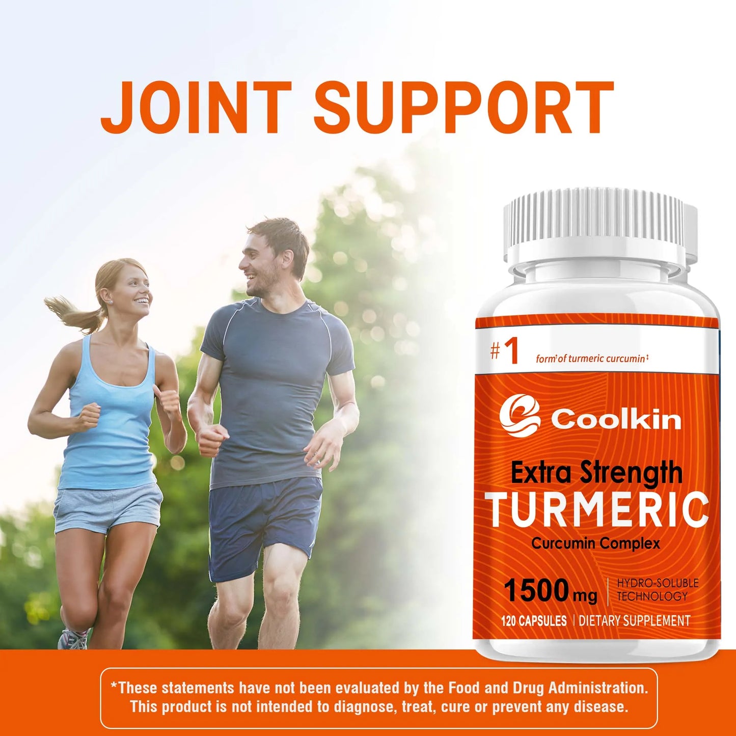 Turmeric Curcumin - Relieve Muscle and Joint Pain, Antioxidant, Immune, Heart, Brain, Skin, Digestion - 120 Capsules