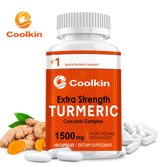 Turmeric Curcumin - Relieve Muscle and Joint Pain, Antioxidant, Immune, Heart, Brain, Skin, Digestion - 120 Capsules