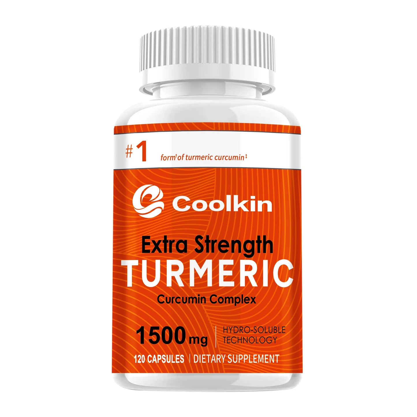 Turmeric Curcumin - Relieve Muscle and Joint Pain, Antioxidant, Immune, Heart, Brain, Skin, Digestion - 120 Capsules