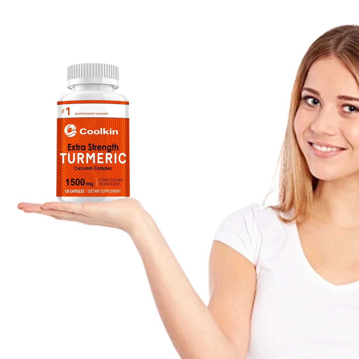 Turmeric Curcumin - Relieve Muscle and Joint Pain, Antioxidant, Immune, Heart, Brain, Skin, Digestion - 120 Capsules