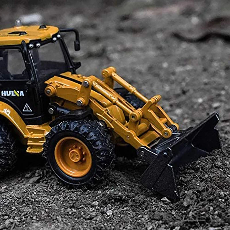 Huina 1/50 Miniatures of Metal Car Loader Truck Loader Excavator crawler Model Crawlers Toys for Boy Diecasts Toy Vehicles