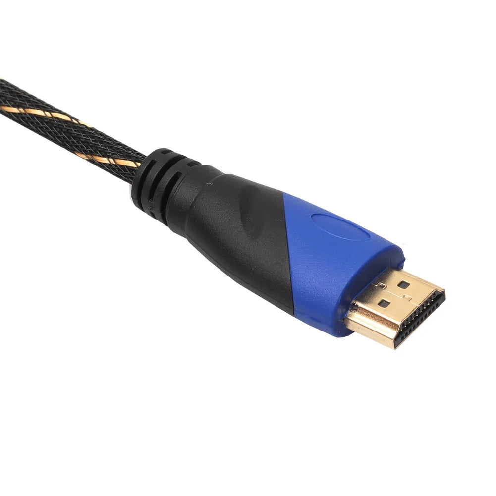 10m/15m Long HDMI-compatible 1.4 Cable AV 1080P HD 3D Gold Plated Connection New Braided Male cables for PS3 Xbox HDTV