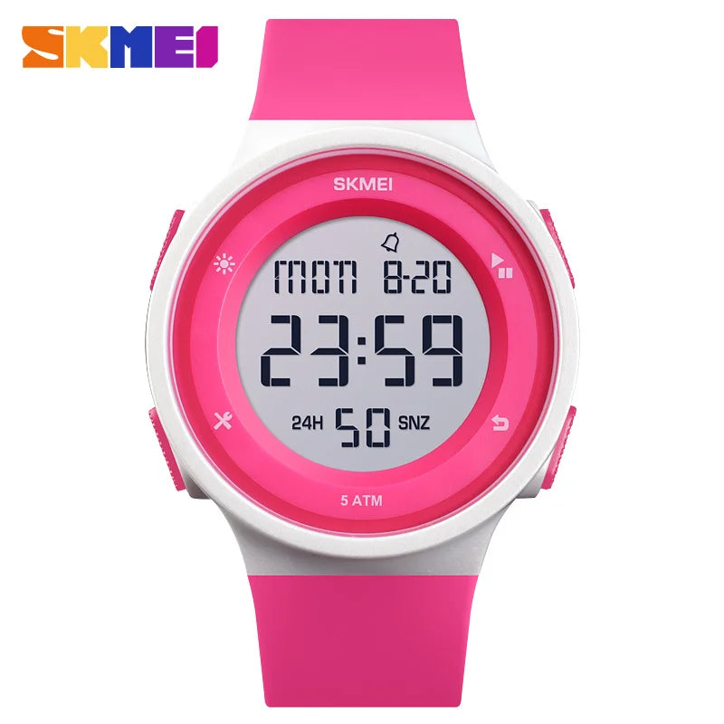 SKMEI 1445 Children Digital Watch Brand Simple Chronograph Sport Wristwatch Waterproof Electronic Watches Gift For Kids