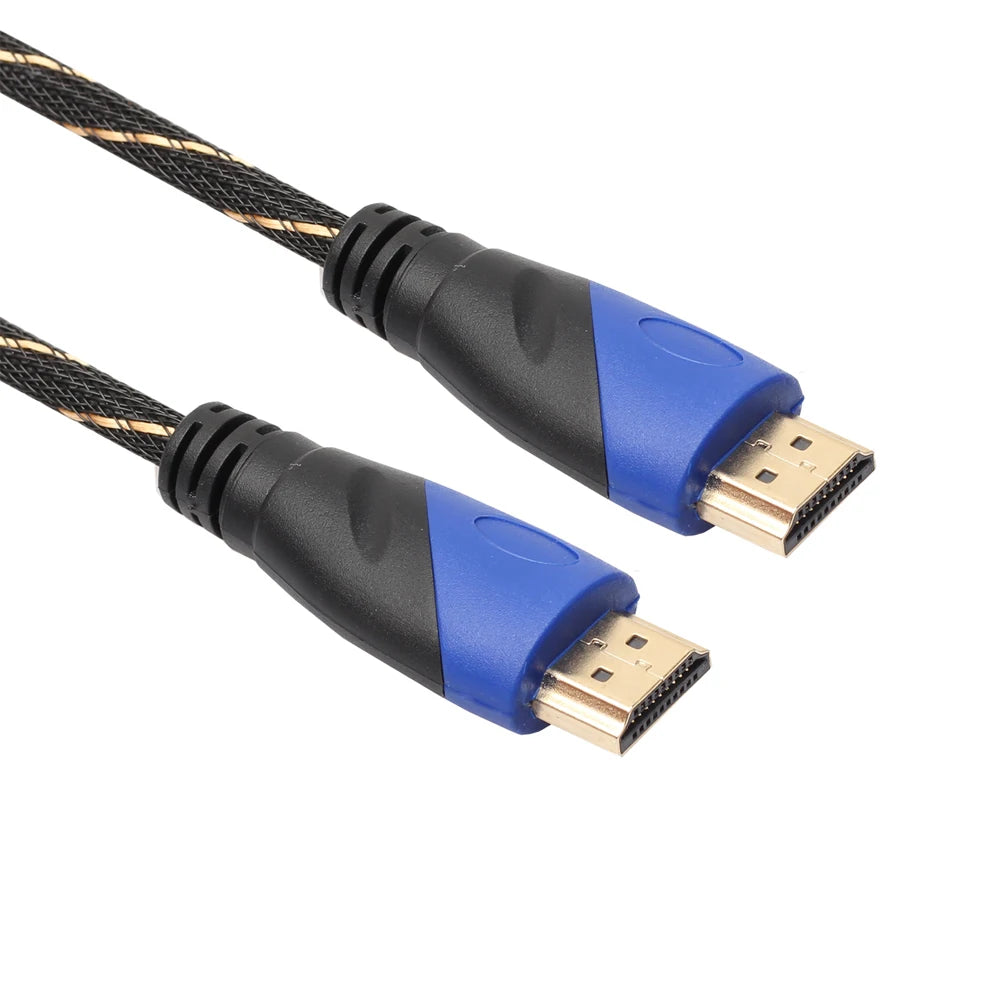 10m/15m Long HDMI-compatible 1.4 Cable AV 1080P HD 3D Gold Plated Connection New Braided Male cables for PS3 Xbox HDTV