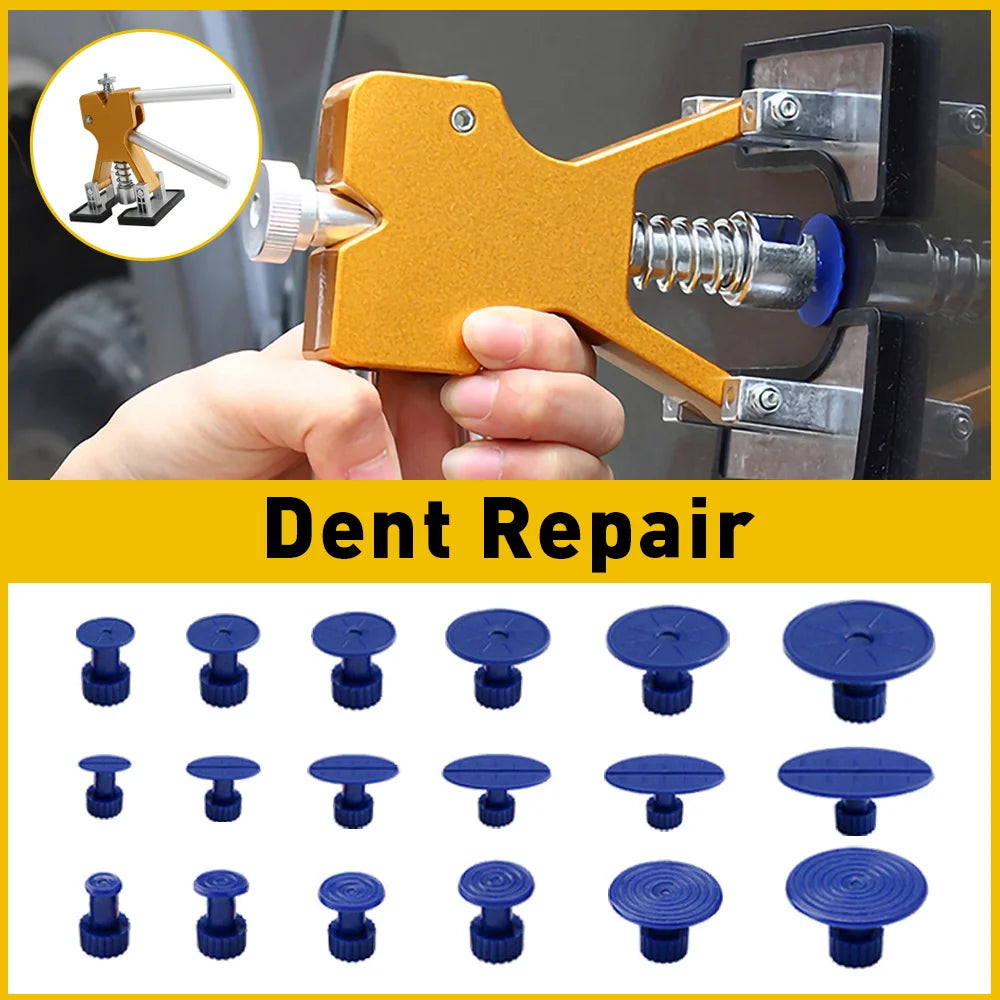 Car Body Paintless Dent Repair Tool Auto Body Suction Cup Paintless Repair Tools Auto Dent Removal Tool Kits for Cars Vehicle