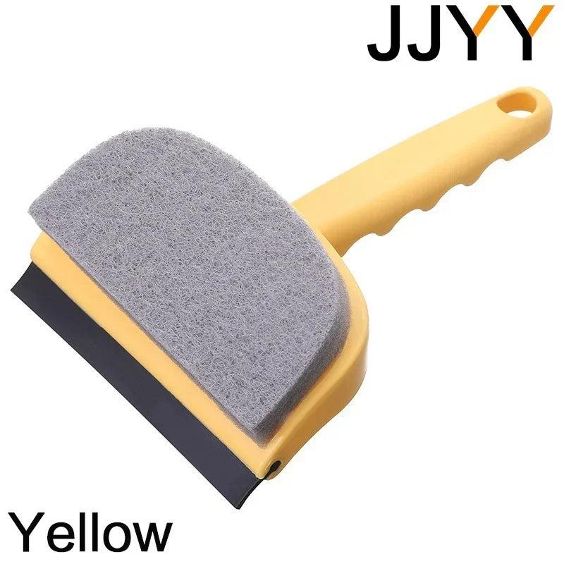 JJYY Double Sided Household Window Cleaner Tile Bathroom Cleaning Brush Window Scraper Cleaning Mirror Tool