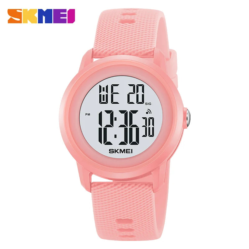 SKMEI 2218 Fashion Digital Watches for Women Men Waterproof Sports LED Display Mens Womens Wristwatches Alarm Reloj De Mujer