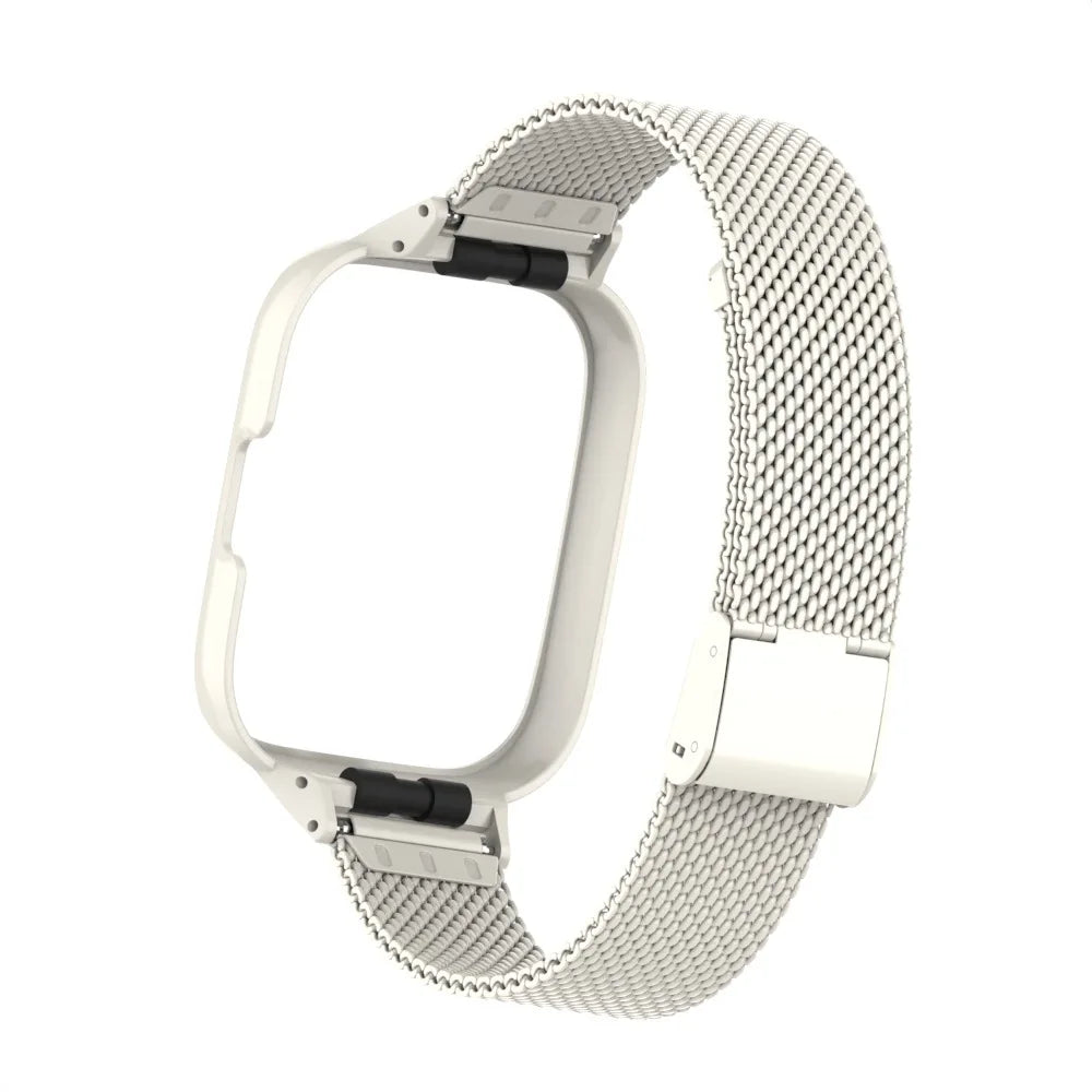 For Redmi Watch 3 Active Metal bracelet for Redmi Watch 3 Lite Band Cover Strap Xiaomi Watch 3 Magnetic loop+Case