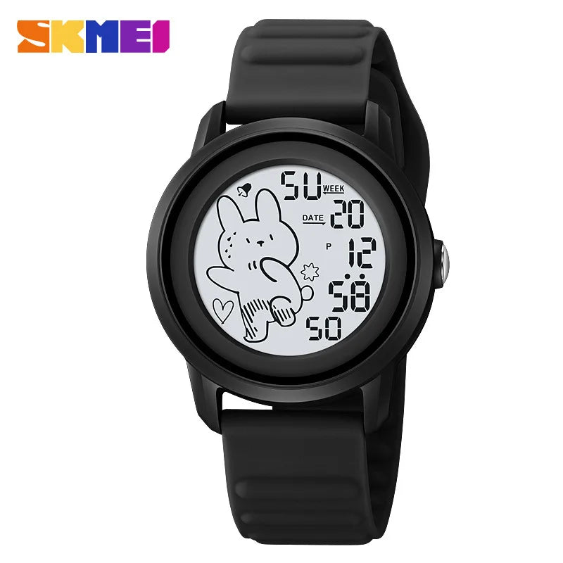 Skmei New Children's Watch Student's Electronic Watch Waterproof Luminous Multi-Function Sports Outdoor Electronic Watch