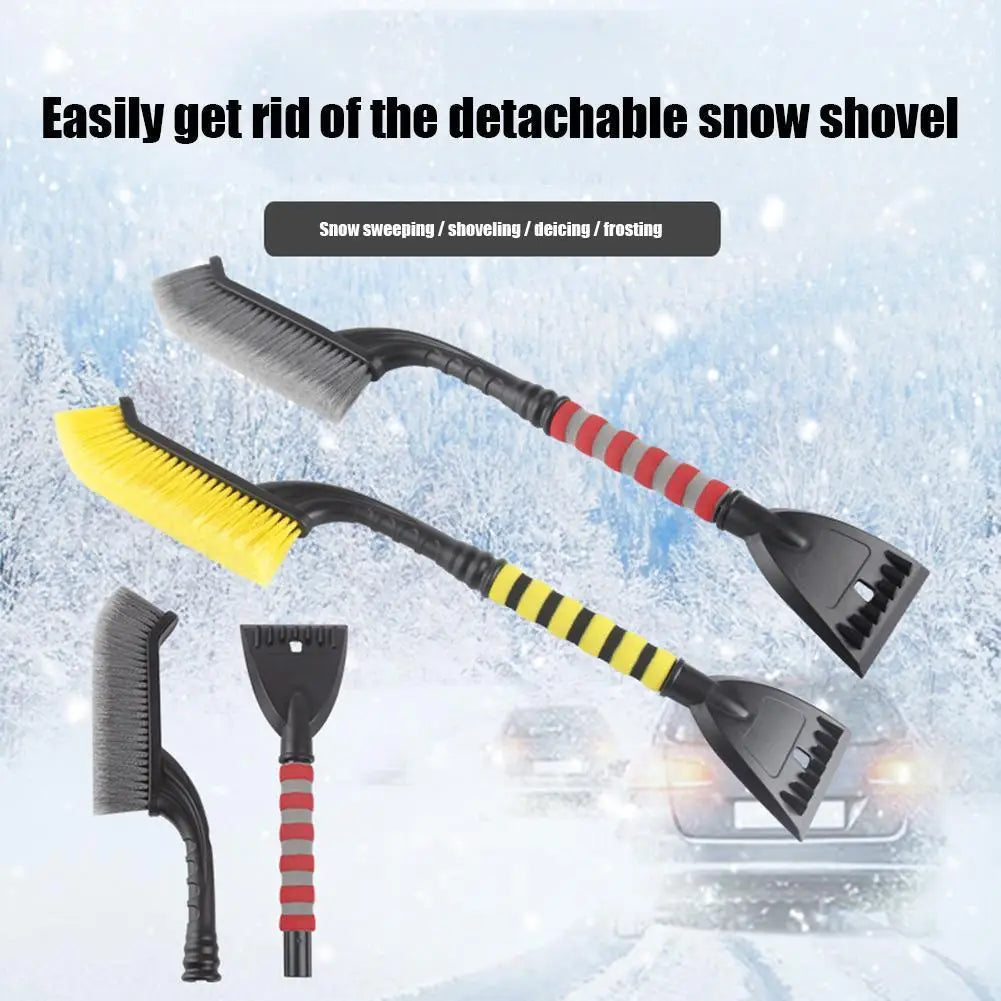 Winter Detachable Car Snow Shovel Windshield Snow Brushes Cleaning Accessories Ergonomic Car Ice Scraper