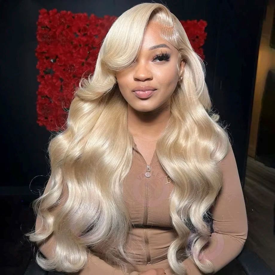 Honey Blonde 613 Body Wave 13x6 Hd Lace Frontal Wig 13x4 Transparent Lace Front Wig Blonde Brazilian Human Hair Wigs For Women