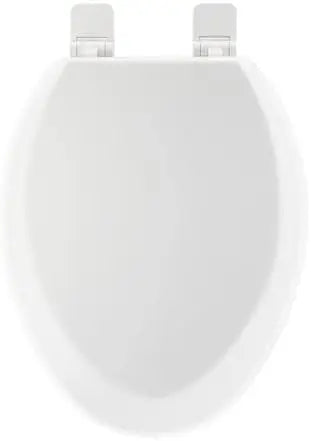 PROFLO PFTSWSC2000 Elongated Closed-Front Toilet Seat with Soft Close and Easy Clean - White