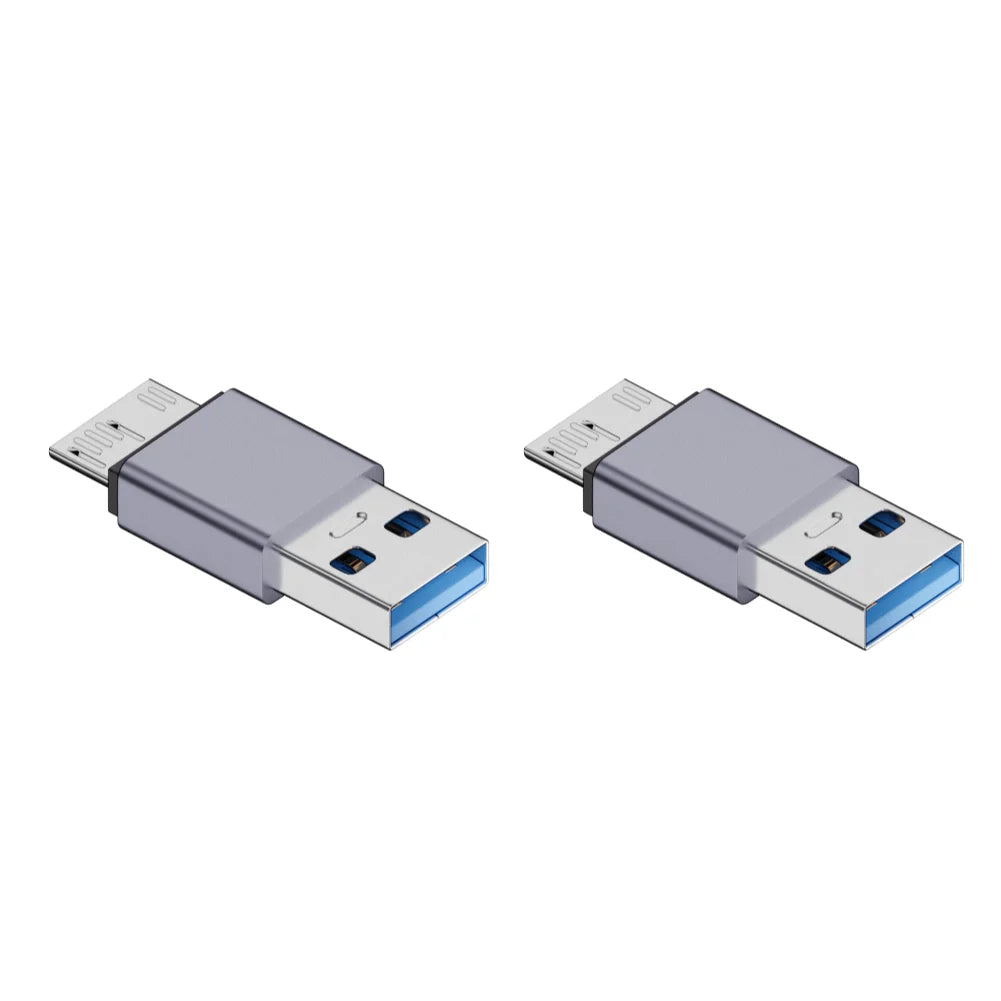 2/1PCS USB Type-C To Micro B HDD Adapter USB3.1 Gen2 10Gbps High-speed Data Transfer Converter for Hard Drive Cable Mobile Phone