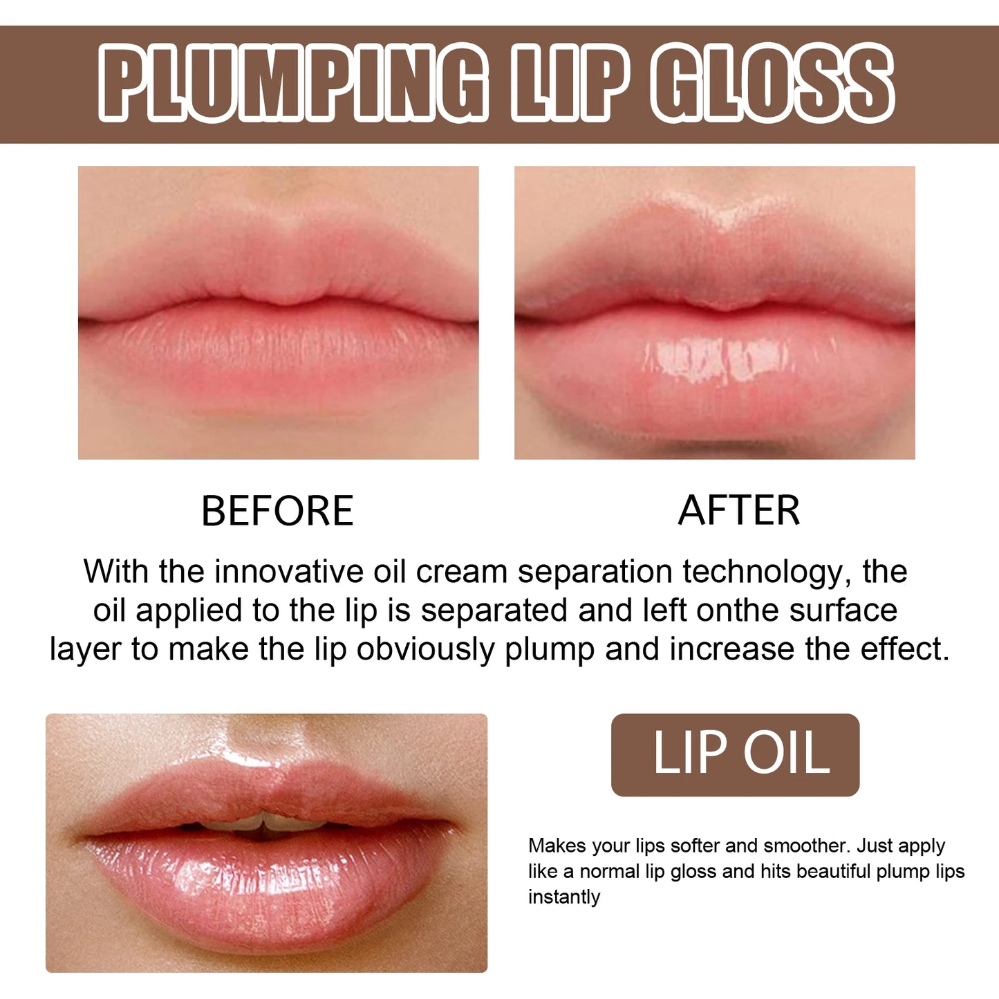 Lip Care Oil Plump Essence Oil Weaken The Fine Lines On The Lips Prevent Lip Peeling & Moisturize Nourish Lip Care Products