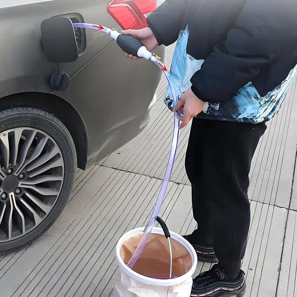 Handy Manual Gas Oil Pump Car Fuel Pump Hand Straw Pump Durable For Liquid Gasoline Tuning Fuel Gasoline Diesel Pump