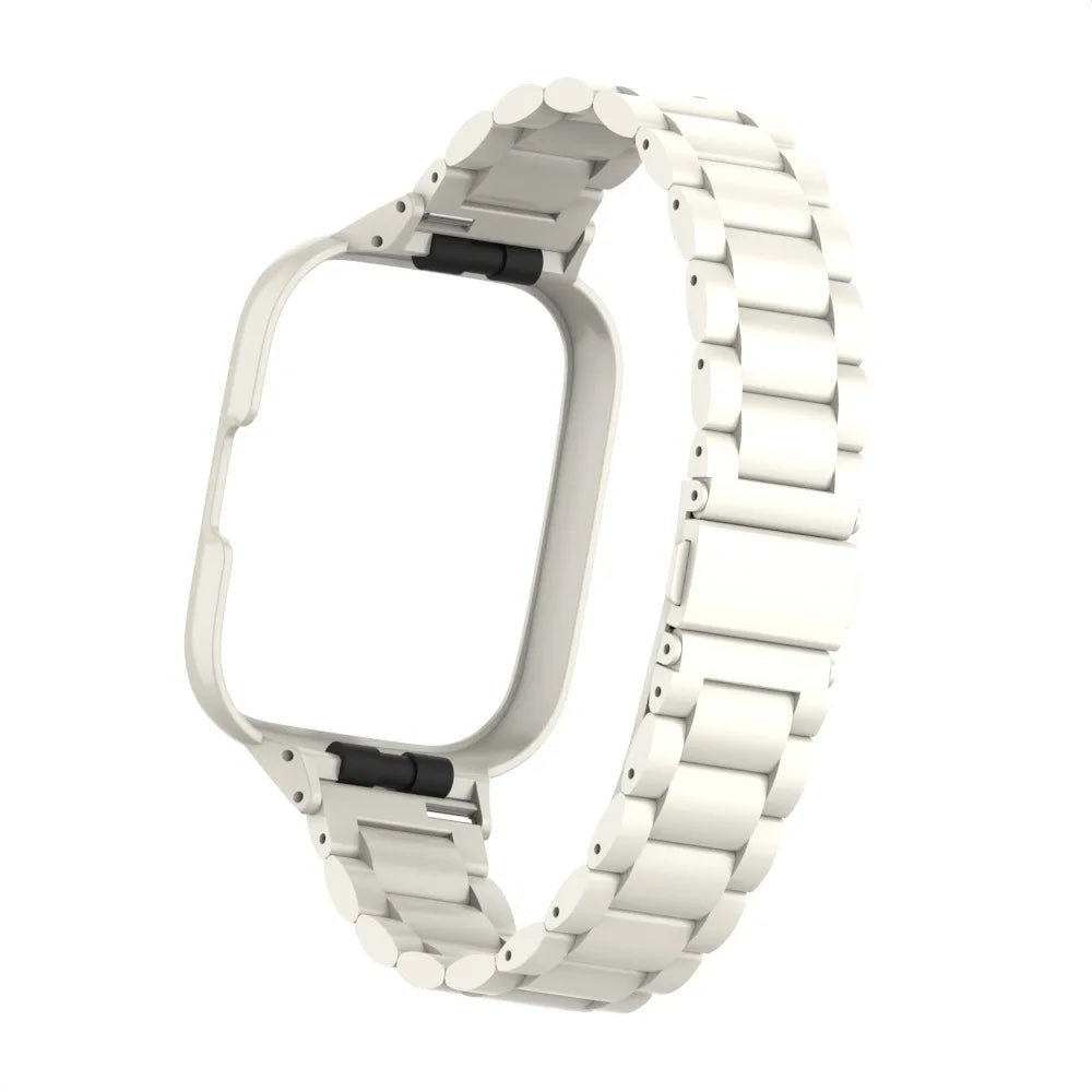 For Redmi Watch 3 Active Metal bracelet for Redmi Watch 3 Lite Band Cover Strap Xiaomi Watch 3 Magnetic loop+Case