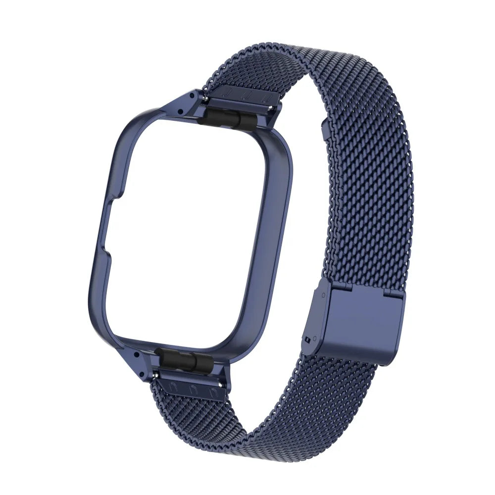 For Redmi Watch 3 Active Metal bracelet for Redmi Watch 3 Lite Band Cover Strap Xiaomi Watch 3 Magnetic loop+Case