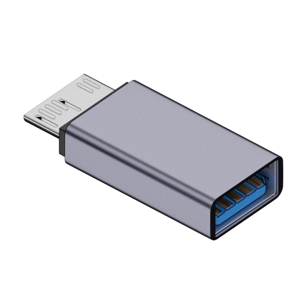 2/1PCS USB Type-C To Micro B HDD Adapter USB3.1 Gen2 10Gbps High-speed Data Transfer Converter for Hard Drive Cable Mobile Phone