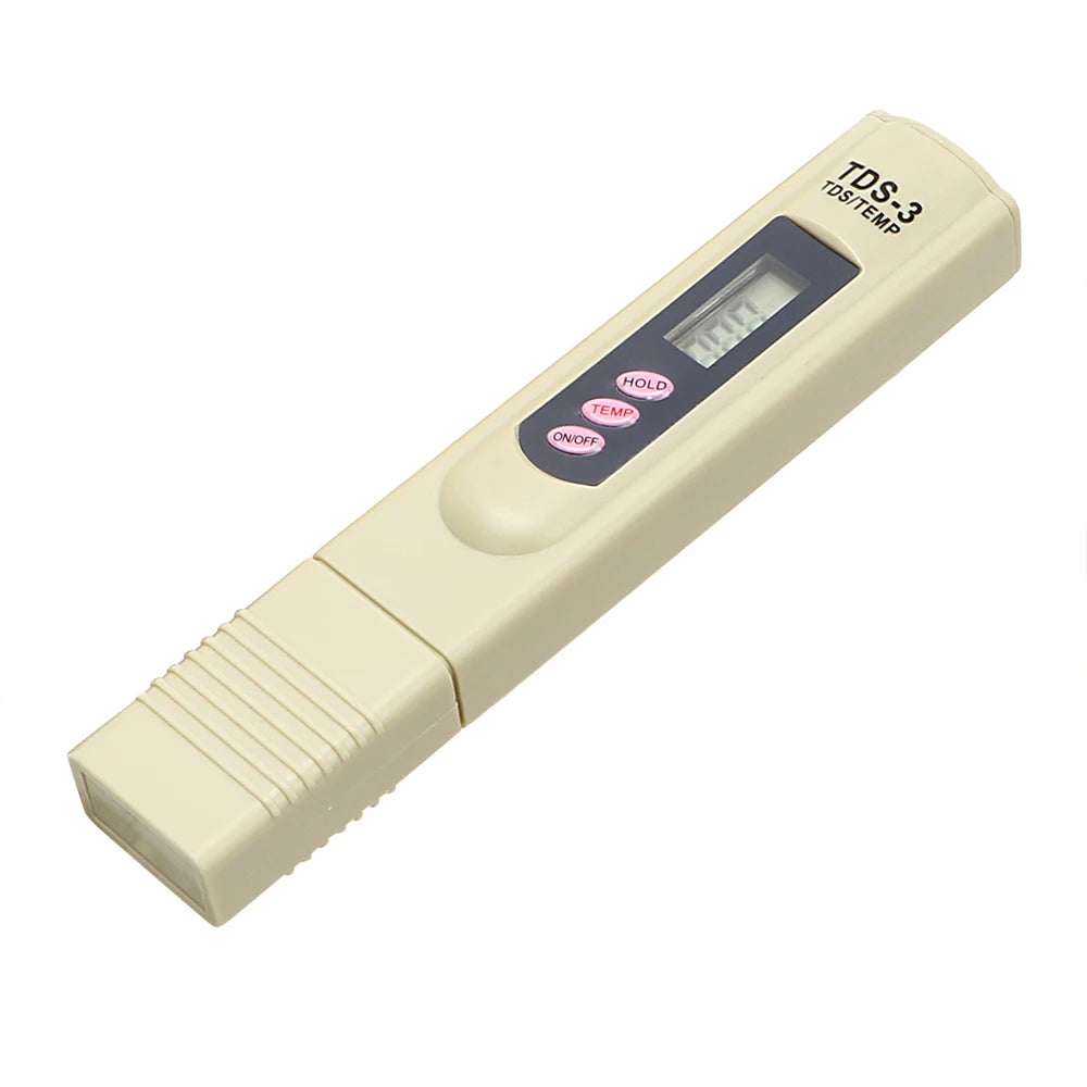 Water Meter Quality Testing Pen PH TDS Meter Tester Portable Water Purity Filter Measuring Tools LCD Digital 0-9999 PPM TEMP/PPM