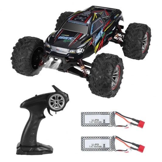 1:10 Scale Fast Brushless Motor RC Car, IPX5 Waterproof RC Truck with Max Speed 50KMH, Big Wheels, 2.4G High Speed Off-road Remo