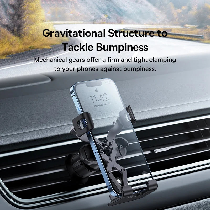 Baseus Gravity Car Phone Holder Air Outlet Mobile Phone Holder Stand Car Mount Support For iPhone 13 14 Pro Max Sumsung Xiaomi