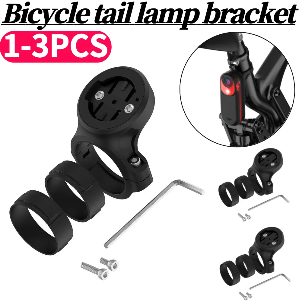 Bicycle Rear Light Holder Shockproof Tail Light Mount Bracket Adaptor Anti-skid Accessories for Garmin Varia Radar Taillight