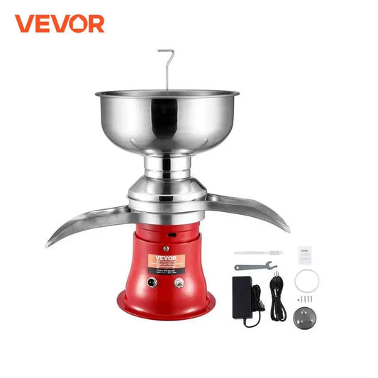 VEVOR Milk Cream Centrifugal Separator, 304 Stainless Steel Electric Cream Separators, 100L/H Output 10500RPM Goat Milk Separato