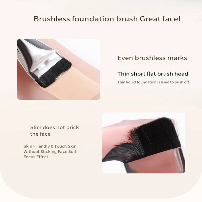 3pcs Ultra-Thin Makeup Puff Brush Foundation Blender Sponge Set Ultra-thin Head Traceless Flat Concealer Cream Makeup Brushes