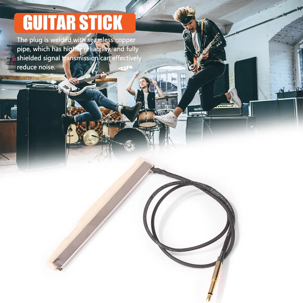 1PCS Acoustic Guitar Piezo Pickup Sticks Under Bridge Saddle Integrated Guitar Pick-Up Bars Professional Instrument Parts