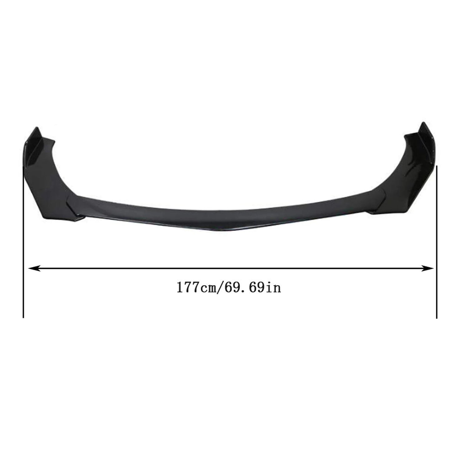 Car Universal Front Shovel Car Front Bumper Lip Body Kit Front Under Lips Diffuser Spoiler For BMW F10 F32 / For Mercedes-Benz