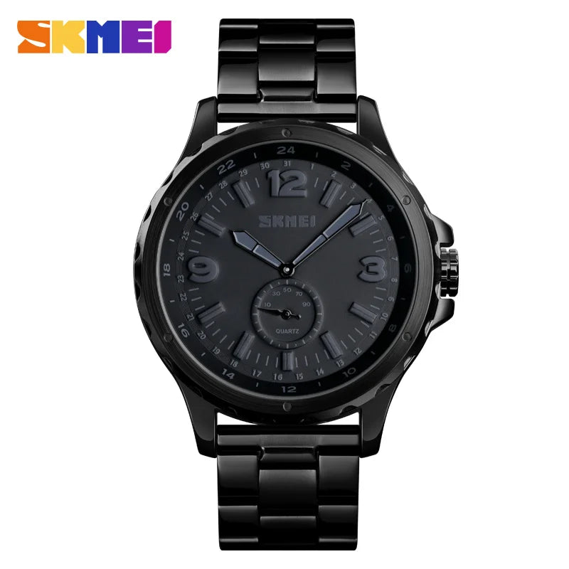 SKMEI Men's Watch Relogio Men Quartz Watches Masculino Creativity Stainless Steel Strap Casual Male Waterproof Wristwatch 1513