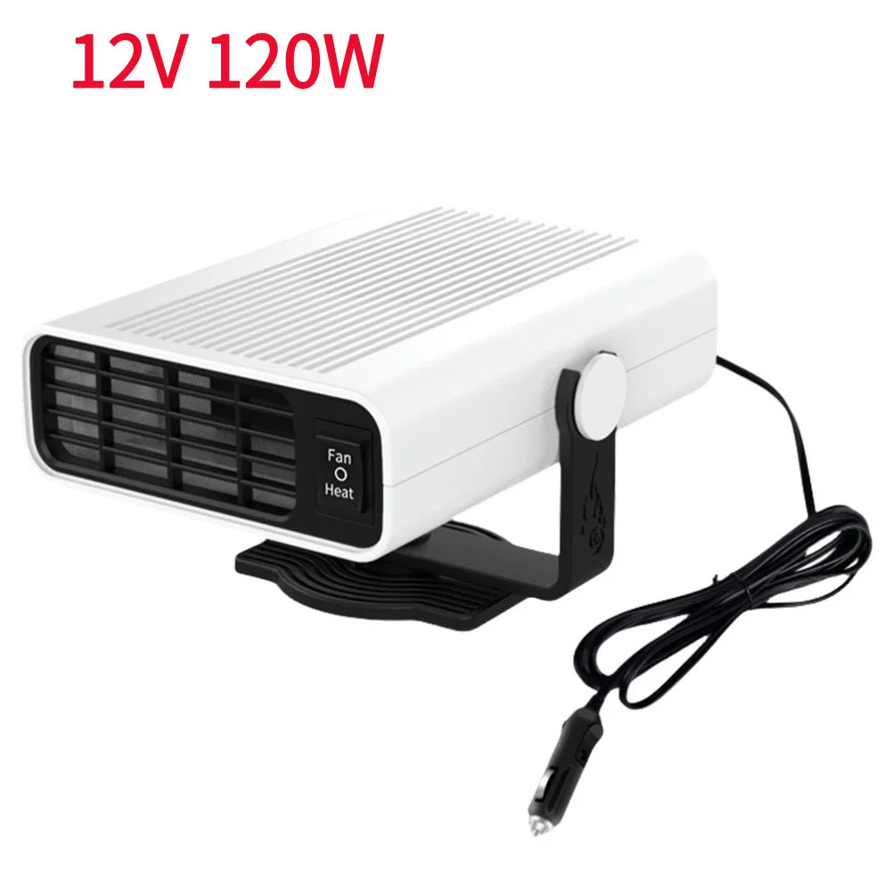 Car Heater Portable Electric Heating Fan Automatic Windshield Dryer Defogging Demister Defroster Car Accessories 12V 120/200W