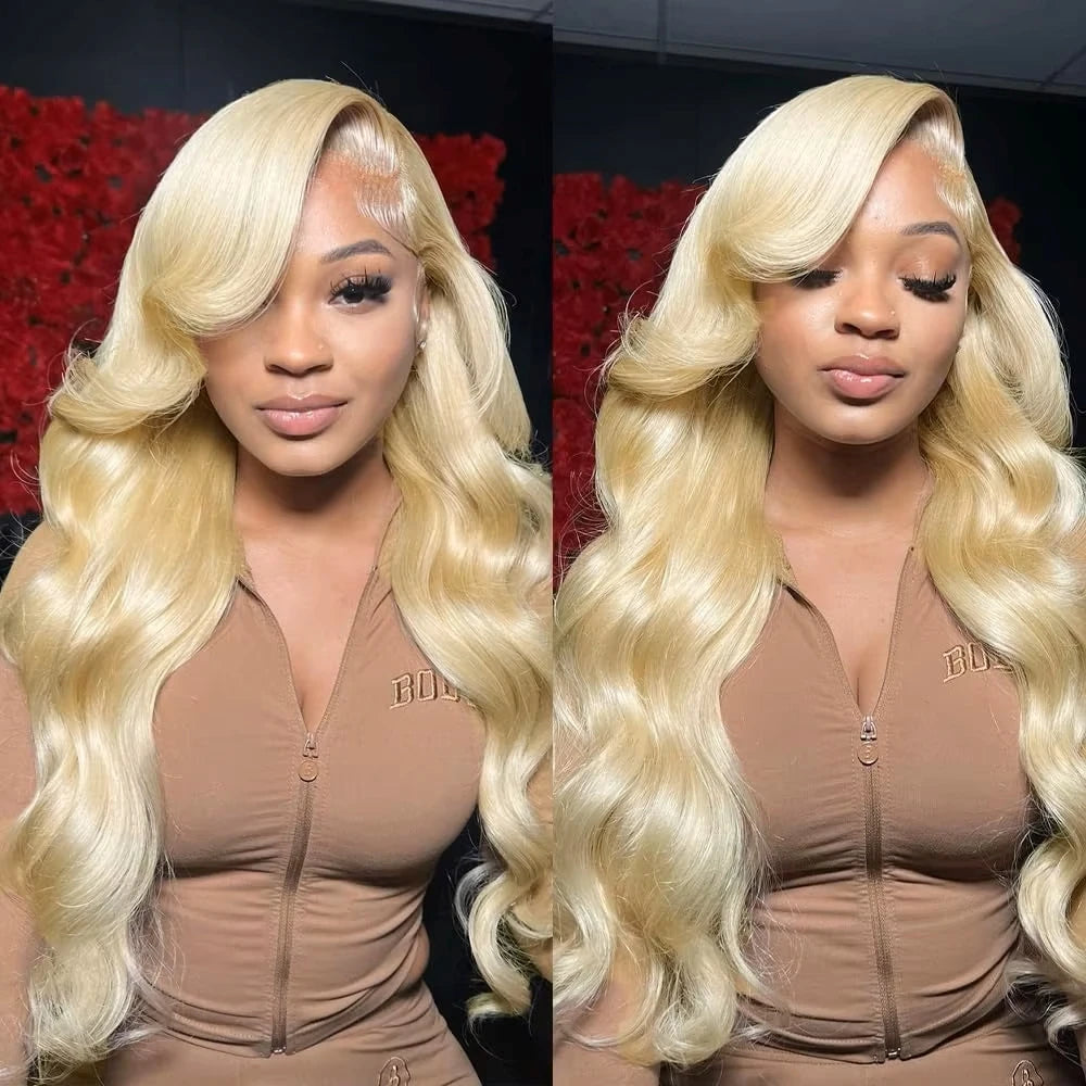 Honey Blonde 613 Body Wave 13x6 Hd Lace Frontal Wig 13x4 Transparent Lace Front Wig Blonde Brazilian Human Hair Wigs For Women