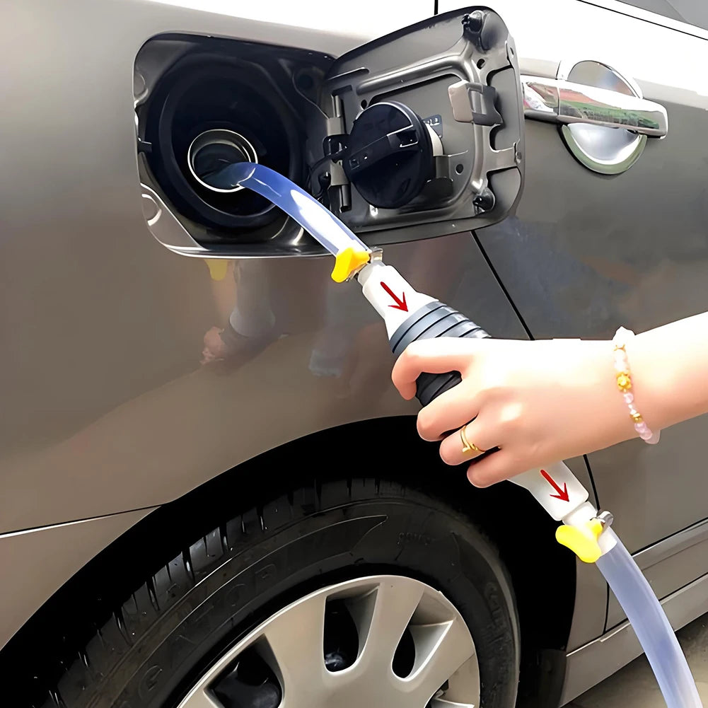 Handy Manual Gas Oil Pump Car Fuel Pump Hand Straw Pump Durable For Liquid Gasoline Tuning Fuel Gasoline Diesel Pump