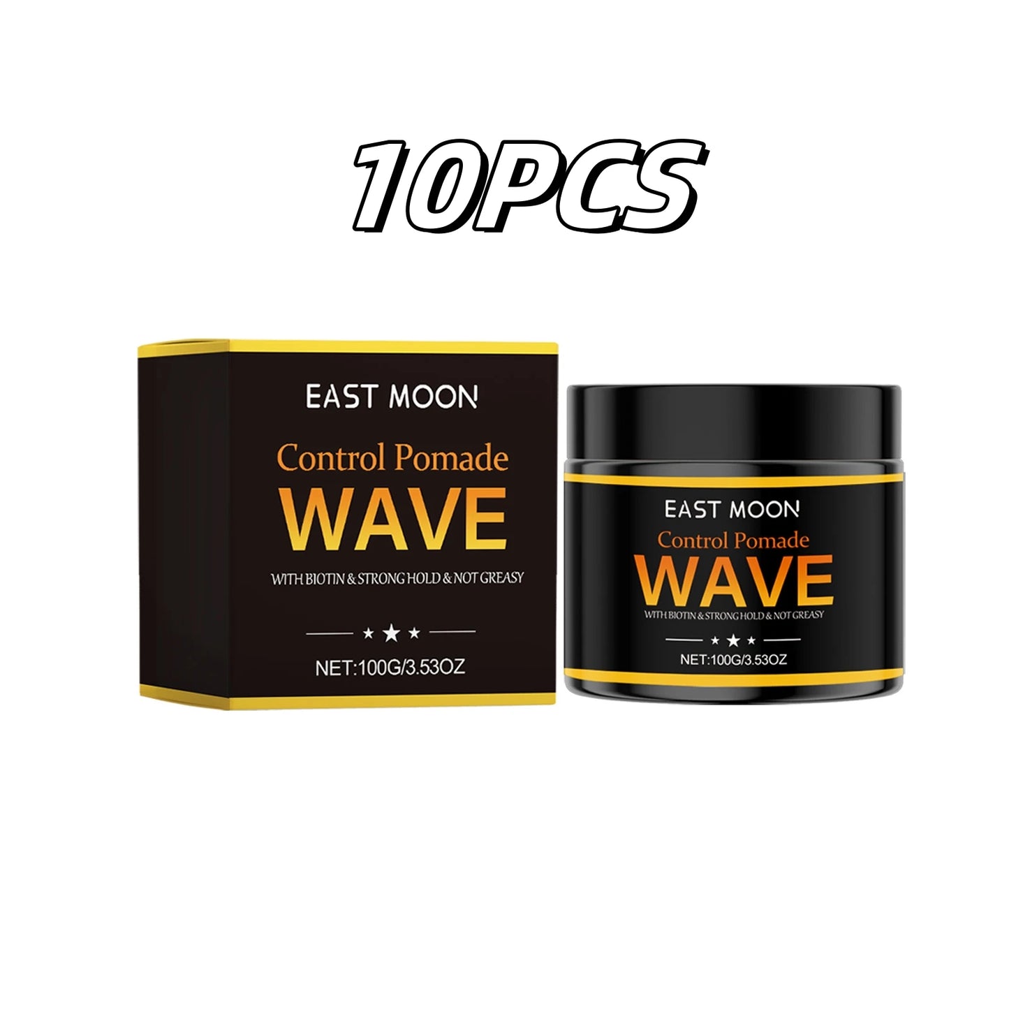 New Wholesale Men's Exclusive Non Greasy Super Strong Styling Hair Wax Oil Head And Back Naturally Fluffy And Long-lasting Shape