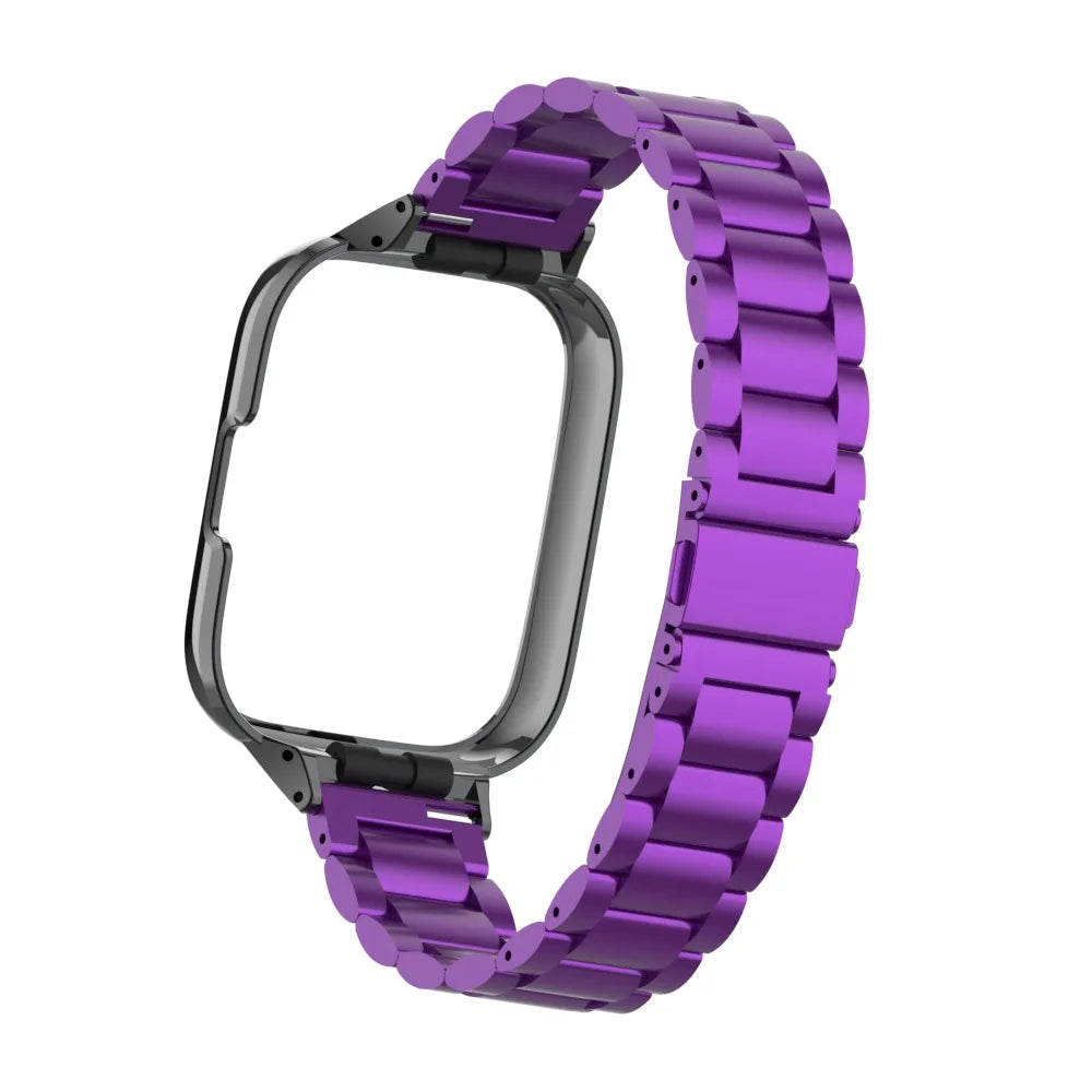 For Redmi Watch 3 Active Metal bracelet for Redmi Watch 3 Lite Band Cover Strap Xiaomi Watch 3 Magnetic loop+Case