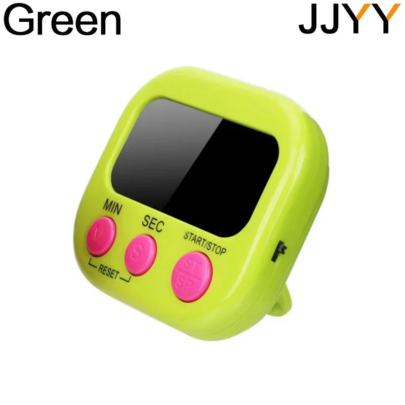 JJYY Kitchen Digital LCD Display Timer Loud Alarm Clock Cooking Baking Student Practice Homework Timer Electronic Timer