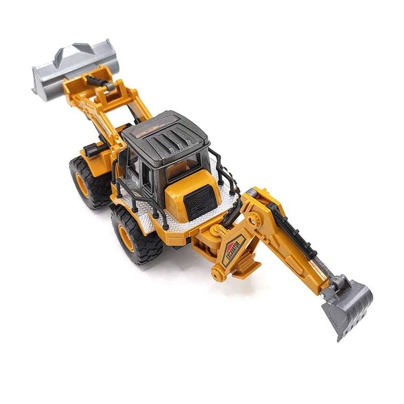 Engineering Diecast Inertial Driving Toys for Boys Alloy Tractor Excavator Bulldozer Kids Truck Children Vehicle Model Gift