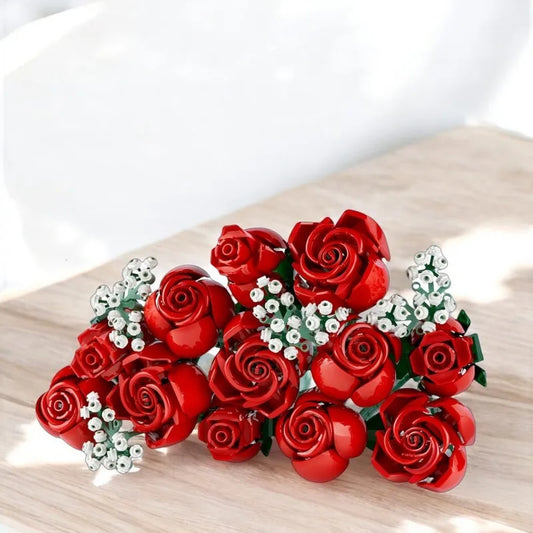 Exquisite bouquet design, as a home decoration, 10328 LEGO is also a good choice, which can add beautiful colors to the home