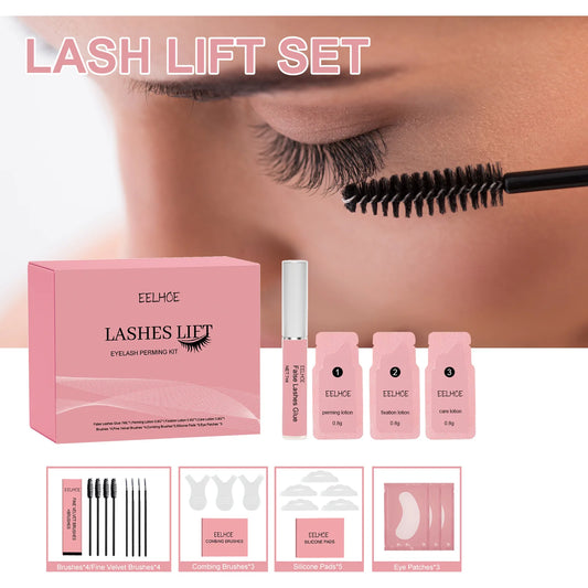 EELHOE Eyelashes Lift And Black Kit Beauty Set Of Curly Eyelashes Eyebrow And Eyelashes Enhance Appearance Of Curly And Eyebrows