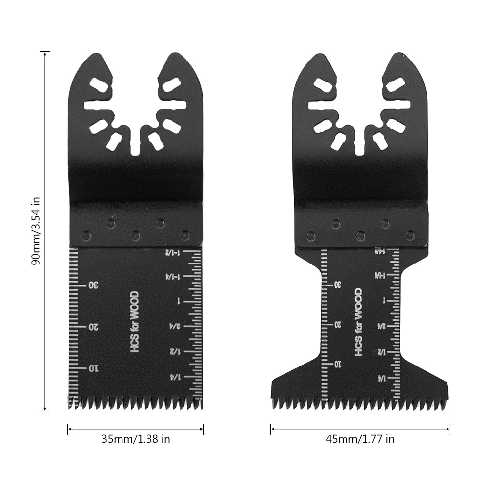 20Pcs Multitool Blades Sharp Oscillating Fast Cutting Saw Blades Quick Release Oscillating Blades for Wood Plastic Metal Cutting