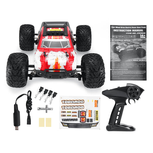 HBX HAIBOXING 2996A RTR Brushless 1/10 2.4G 4WD RC Car 45km/h LED Light Full Proportional Off-Road Crawler Monster Truck Vehicle