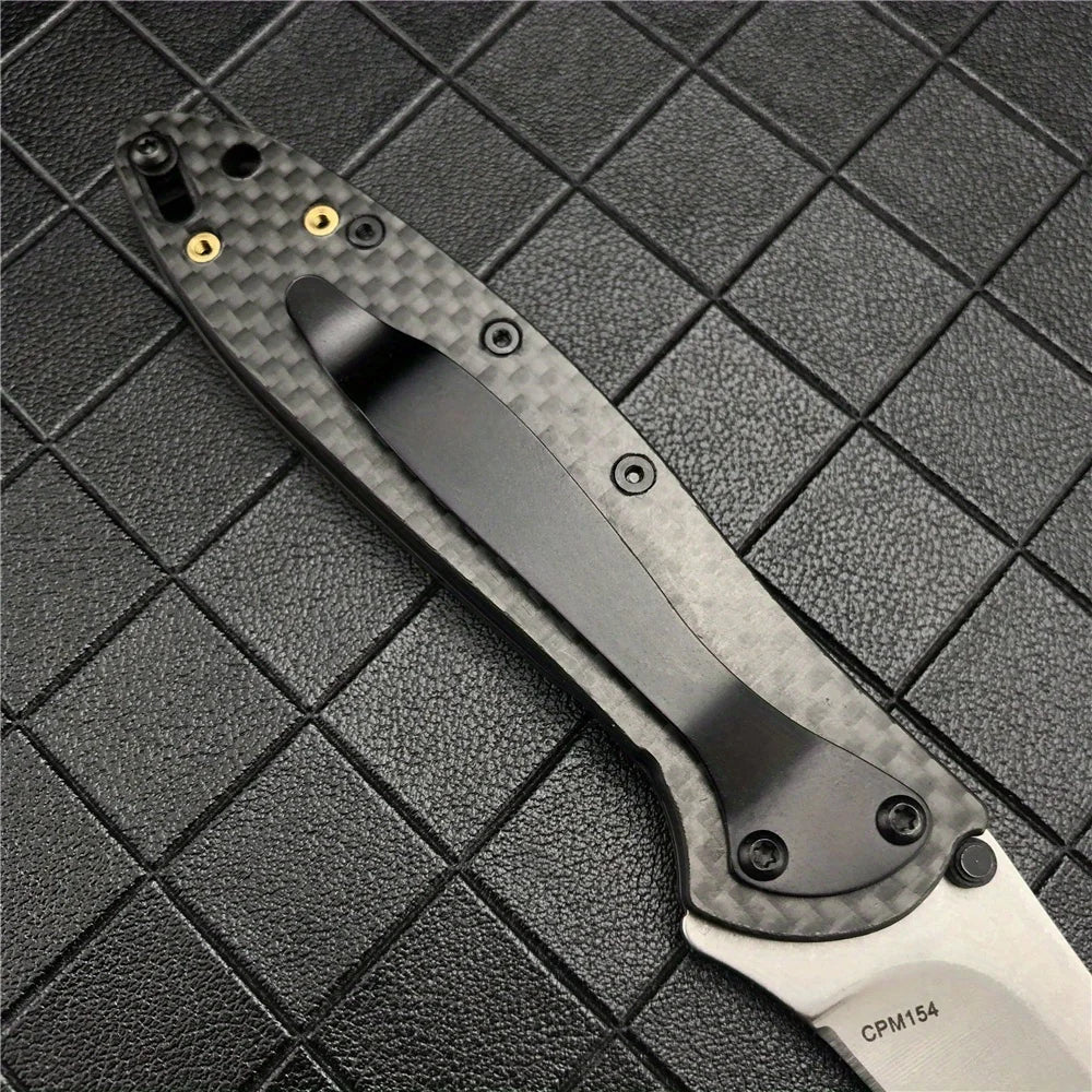 Folding Pocket 1660 Carbon Fiber G10 Handle Multifunctional Durable Self-defense Outdoor Camping Survival EDC Portable Knife