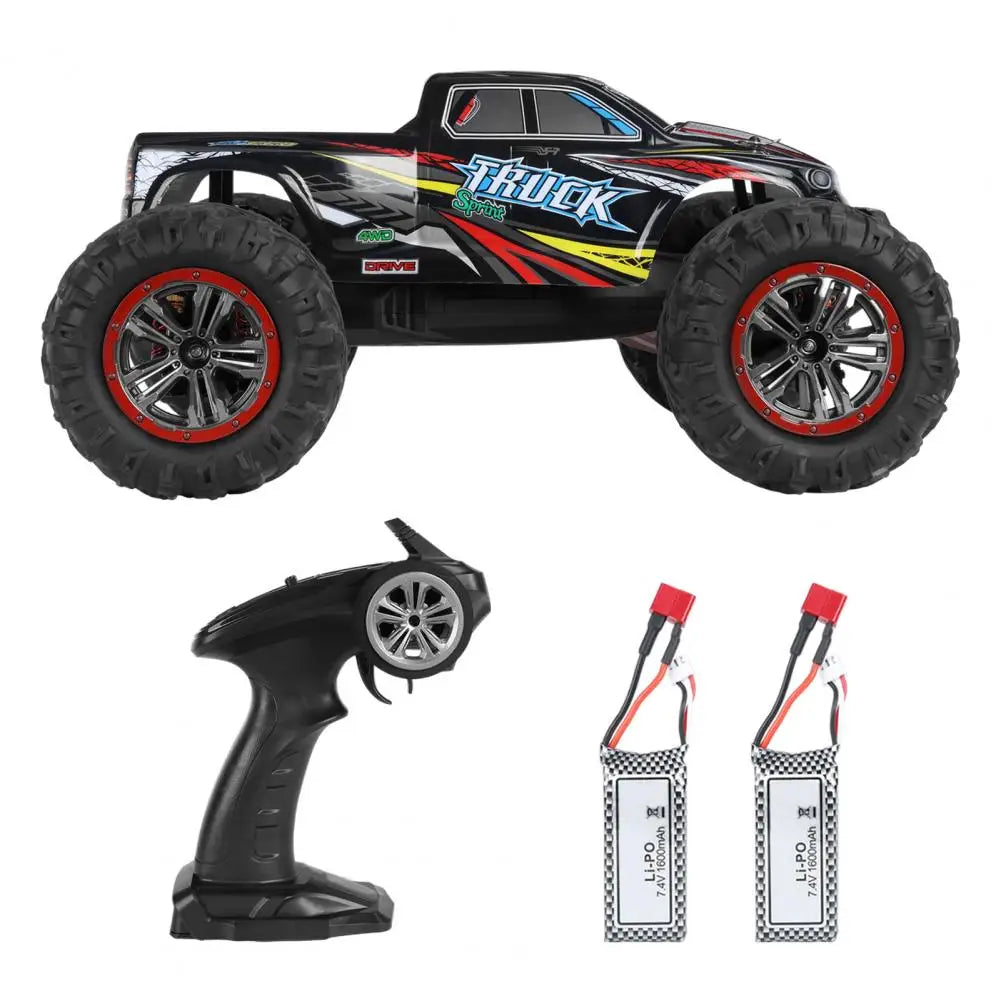 1:10 Scale Fast Brushless Motor RC Car, IPX5 Waterproof RC Truck with Max Speed 50KMH, Big Wheels, 2.4G High Speed Off-road Remo