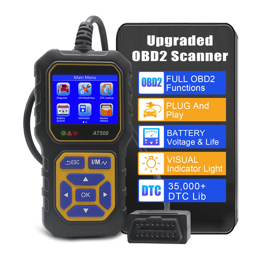 OBD2 Code Scanner Diagnostic Tool, OBDII Car Code Reader Check Engine Fault Code Scanner EOBD CAN Protocols for Cars Since 1996