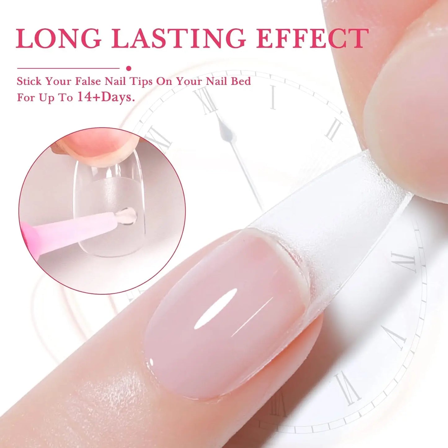 28/56PCS Nail Glue Set Super Strong Nail Glue for Acrylic Nails Long Lasting Professional Nail Tip Glues For Fake Nail Salon