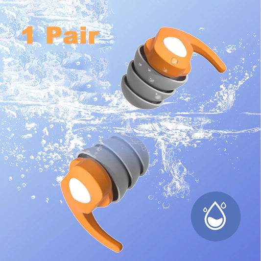 Triple Noise Canceling Earplug Anti-noise Silicone Earplugs Adult Reusable Anti-noise Ear Plug For Sleeping Swimming Comfortable