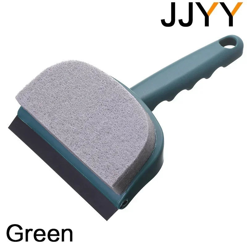 JJYY Double Sided Household Window Cleaner Tile Bathroom Cleaning Brush Window Scraper Cleaning Mirror Tool