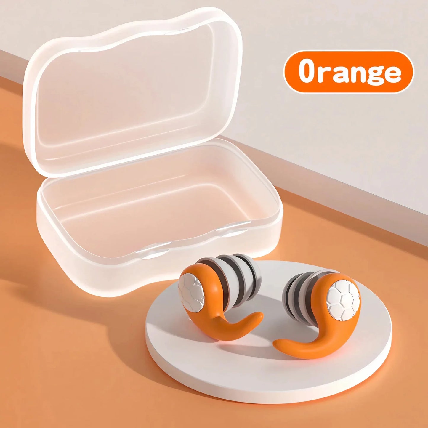 Three Layers Of Silicone Earplugs Sound Insulation Noise Reduction Suitable for Sleep, Swimming Anti-noise Earplugs 1 Pair