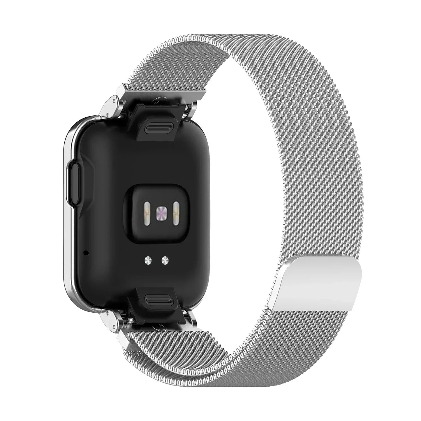 For Redmi Watch 3 Active Metal bracelet for Redmi Watch 3 Lite Band Cover Strap Xiaomi Watch 3 Magnetic loop+Case